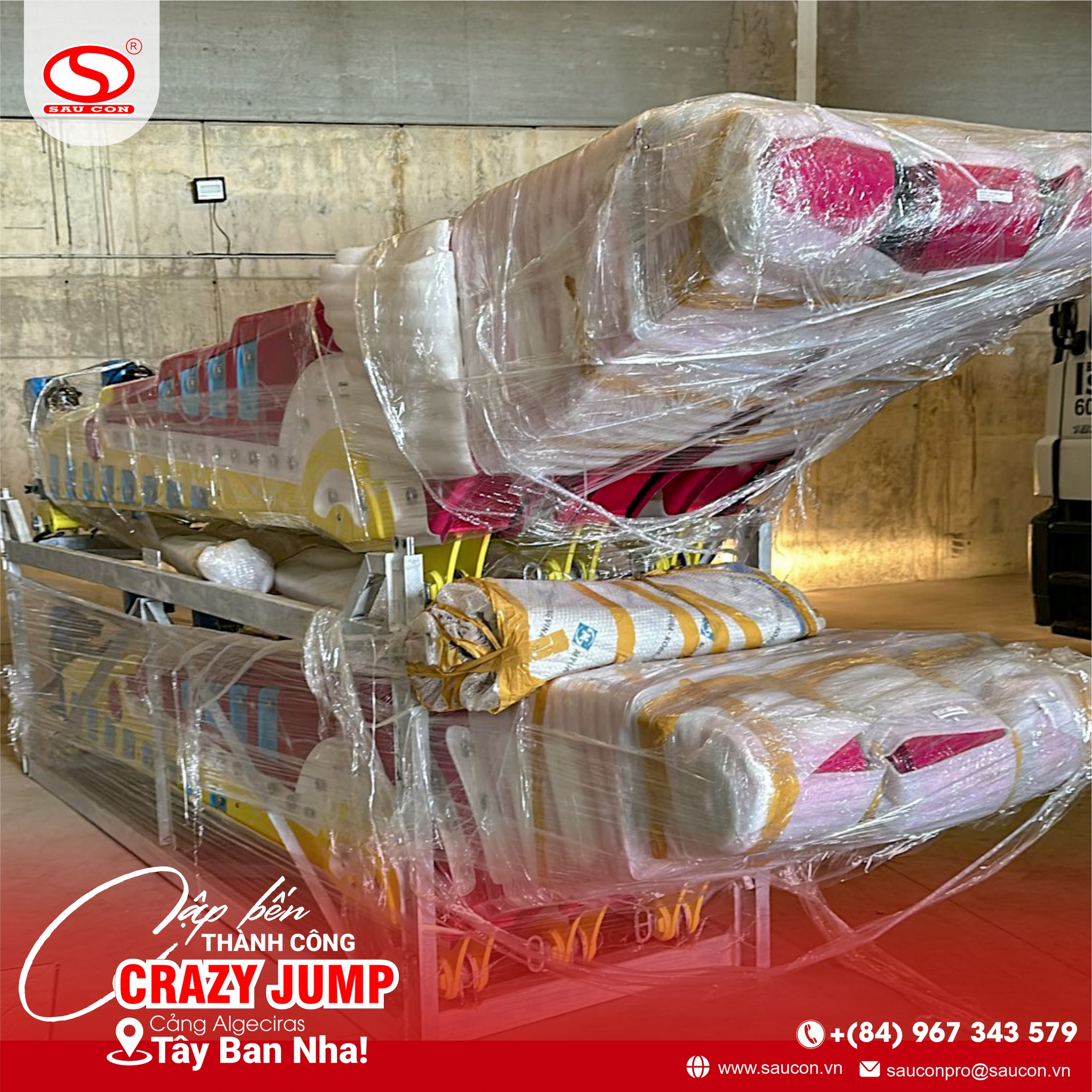 Crazy Jump Của Sấu Con Chính Thức Cập Bến Algeciras, Tây Ban Nha