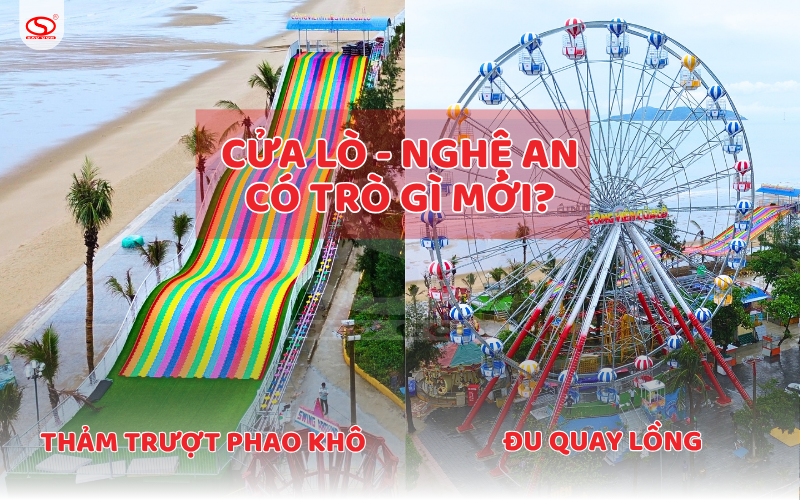 SẤU CON XUẤT XƯỞNG 2 TRÒ CHƠI THẢM TRƯỢT PHAO KHÔ & ĐU QUAY LỒNG ĐẾN NGHỆ AN