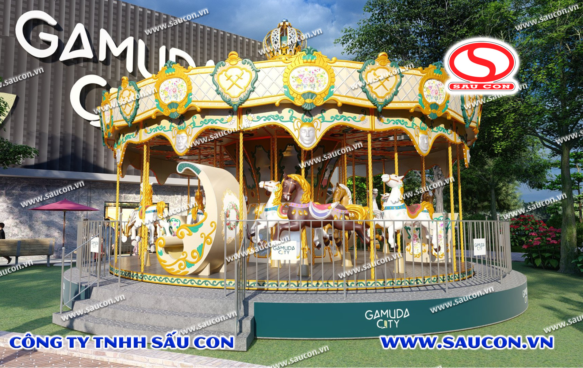 ĐU QUAY NỮ HOÀNG TẠI CÔNG VIÊN YÊN SỞ, HÀ NỘI